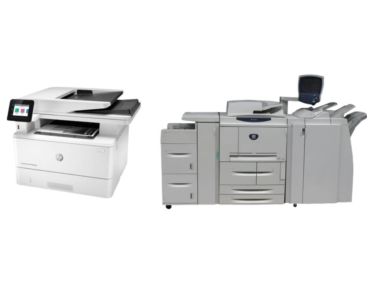 image of a printer and a copier