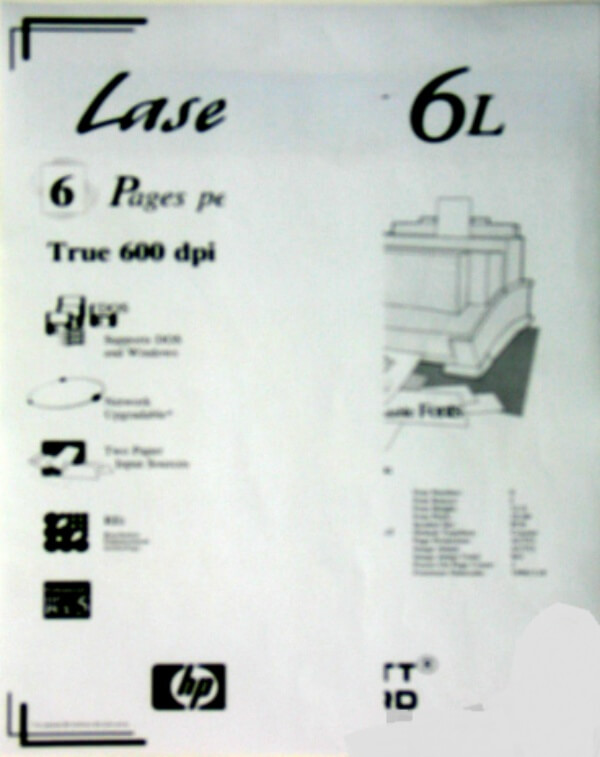 image of Vertical missing print