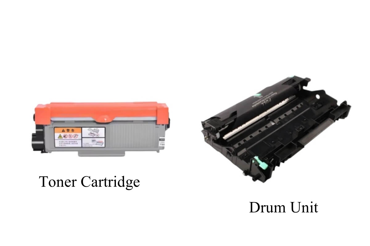 image of a Brother toner cartridge and a drum unit