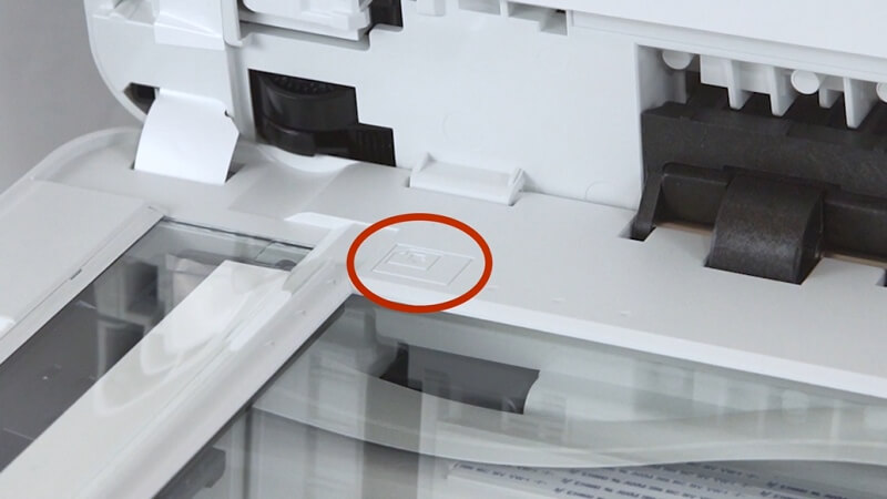 image of a printer scanning