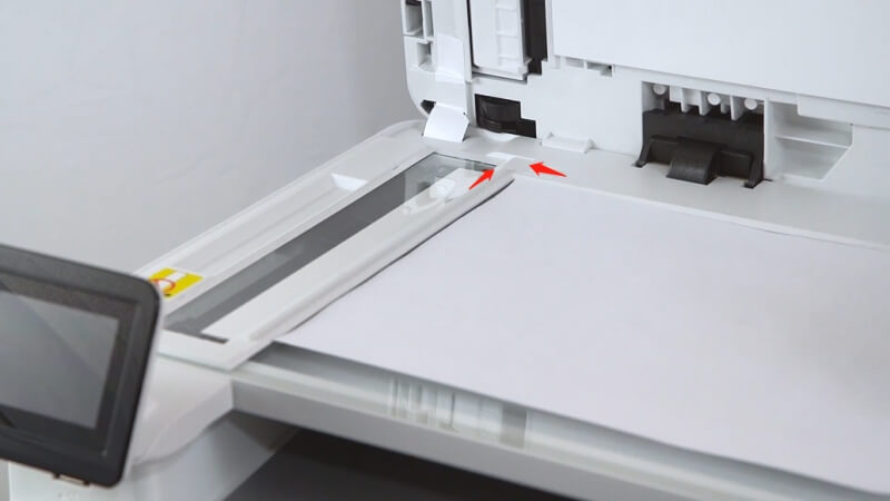 image of a printer scanning