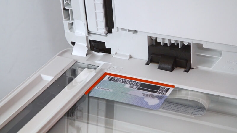 image of a printer scanning