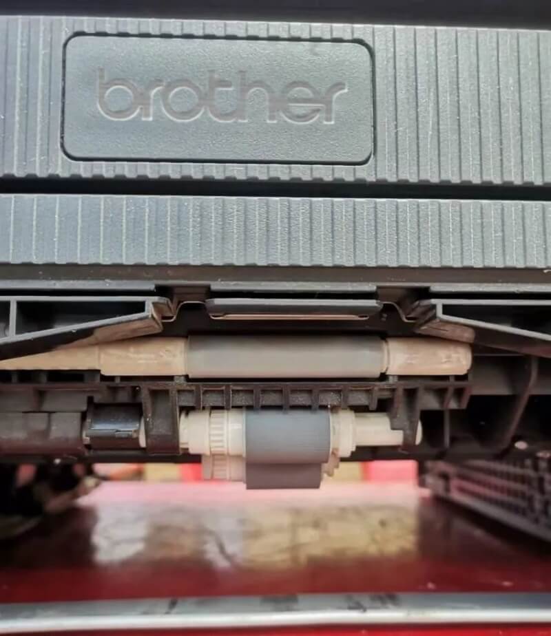image of a Brother Printer Paper Jam