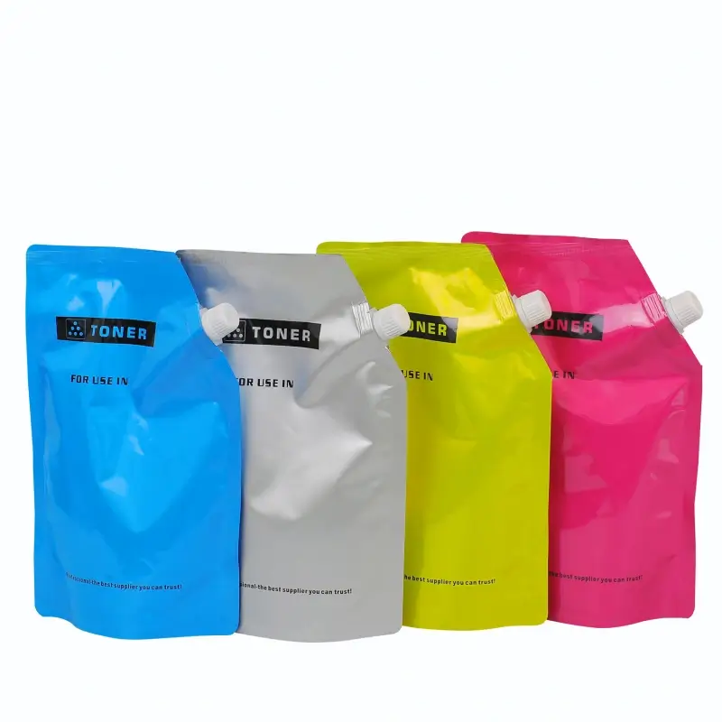 image of 4 bags printer toner powder