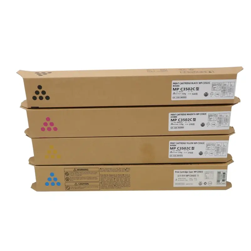 image of a set Ricoh MPC3502 Toner Cartridge