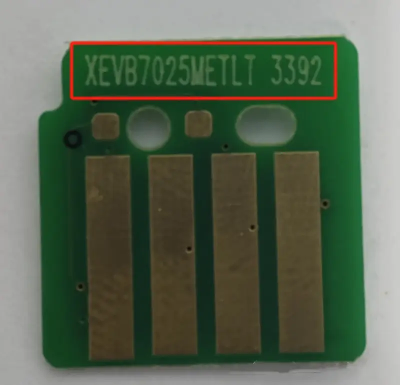image of a Xerox B7025 toner cartridge chip