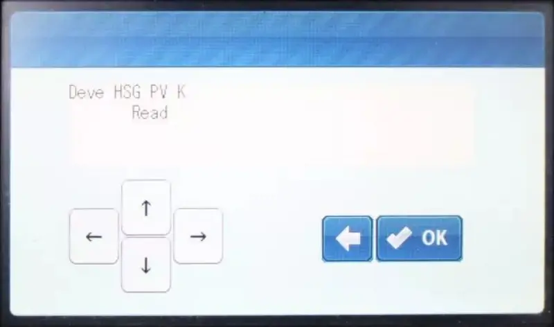 image of Clearing "Replace Developer Unit" Error on Xerox SC2020