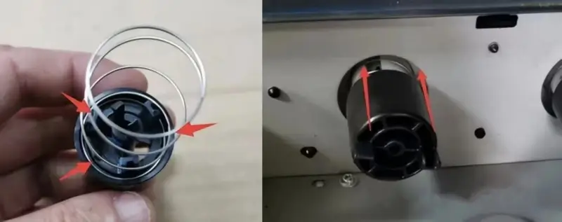 image of Konics Minolta toner cartridge Rotating Gear