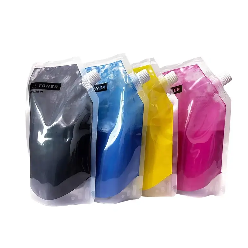 image of 4 bags Color Toner Powder BK C M Y